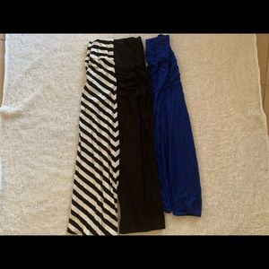 Lot of 3 Maxi skirts small boutique and Gap